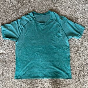 lululemon athletica Blue Short Sleeve Tee